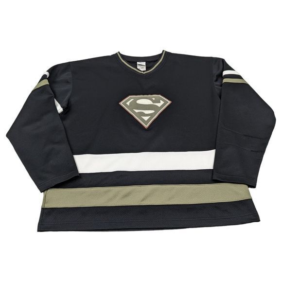 Vintage Y2K DC Comics 2000 Superman Man of Streel Jersey‎ Rare Mens Size M - Picture 1 of 16